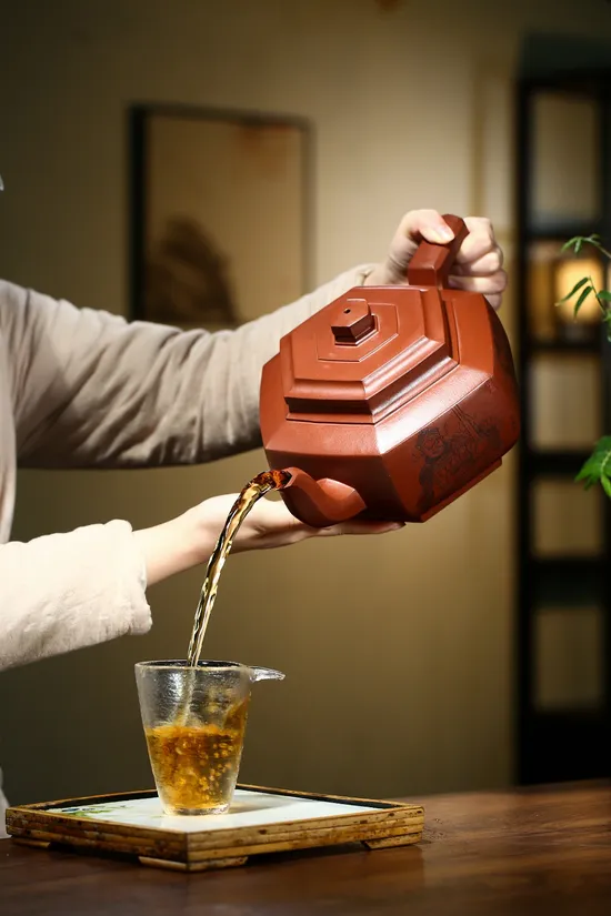 Premium Yixing Zisha Teapot | Handcrafted Collectible by Master Xu Shijuan 3