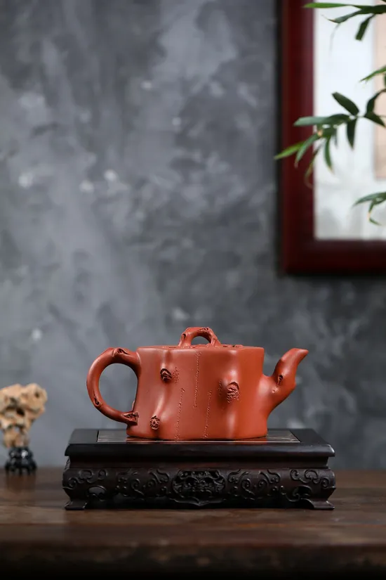 Yixing Zisha Teapot, Handcrafted Clay Art, MeiZhuang Design, 40cc 3