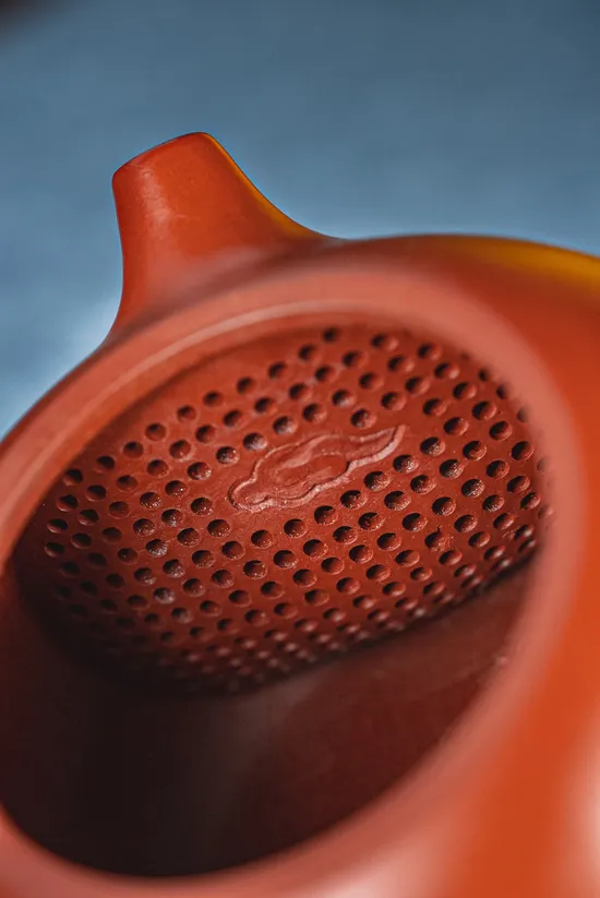 Yixing Zisha Teapot - Rare Dahongpao Clay, Xishi Design 9
