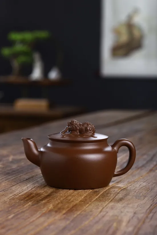 Zisha Teapots: Silk Ribbon Lion Knob | Di Jiaojiao 2