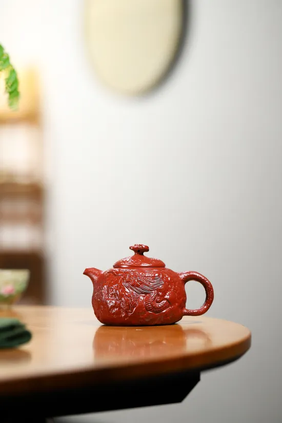 Yixing Zisha Teapot - Authentic Gongchun Dragon Design 5