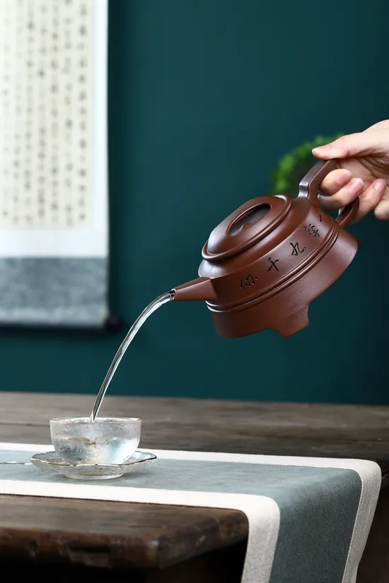 Premium Yixing Clay Teapot | Handcrafted Artisan Zisha Pottery 8
