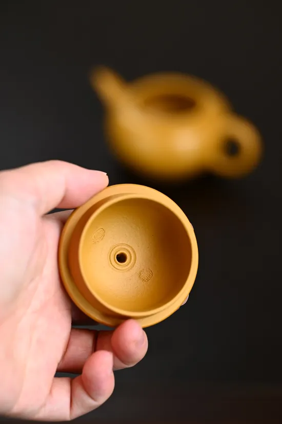 Premium Yixing Clay Teapot 150cc | Handcrafted by Artisan Sun Jianfang 1