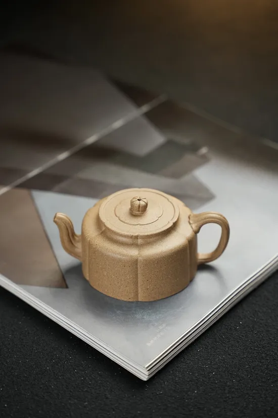 Premium Yixing Clay Teapot | Handcrafted Zisha Teapot 200cc 4