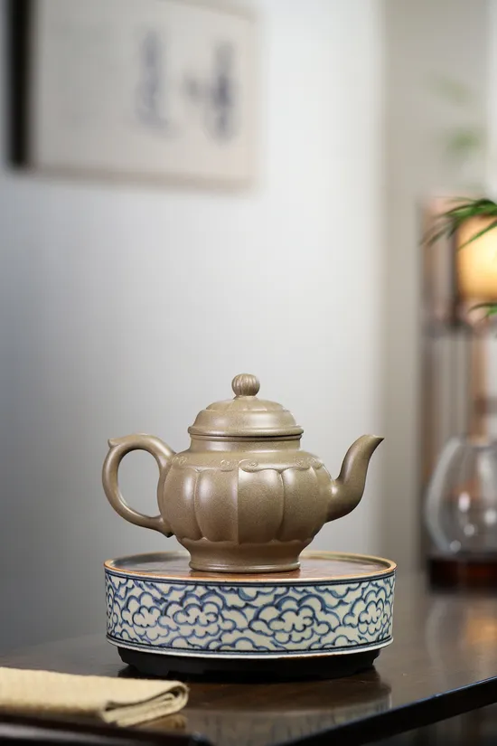Zisha Teapots: premium crab shell green | 420cc 2