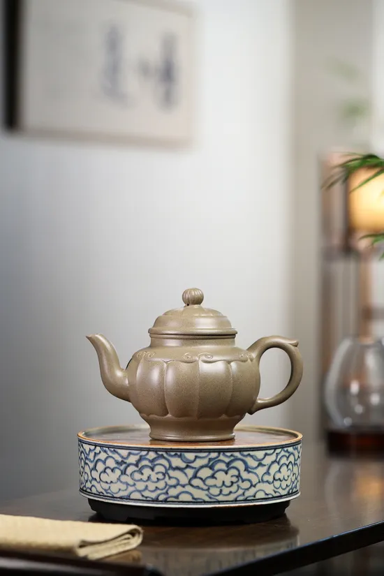 Zisha Teapots: premium crab shell green | 420cc 4