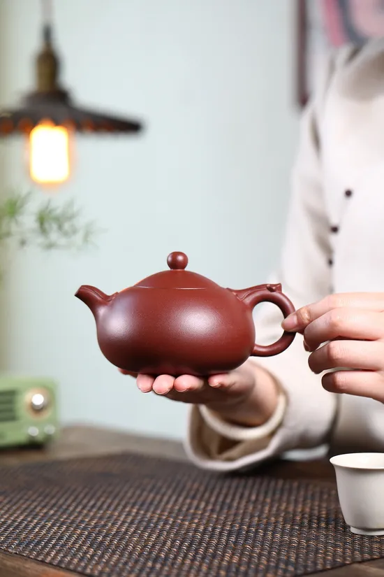 Yixing Teapot, Master Liu Zheng's Collectible Zisha Art, Handcrafted Pottery 5