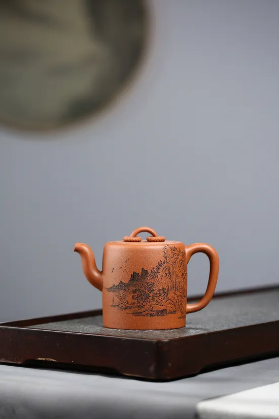 Zisha Teapots: crab yellow duan clay | 420cc 3