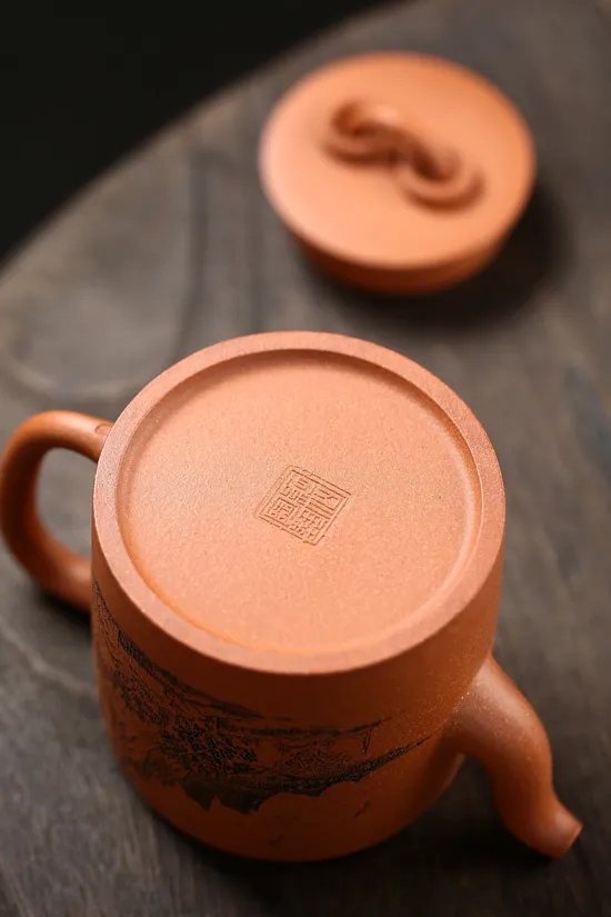 Zisha Teapots: crab yellow duan clay | 420cc 4