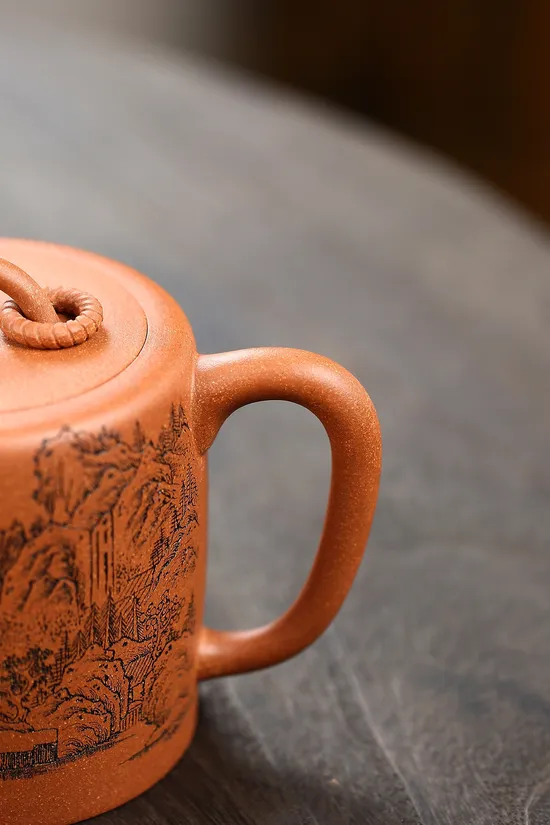 Zisha Teapots: crab yellow duan clay | 420cc 5