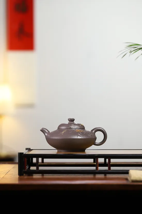 Vintage Yixing Zisha Teapot | Handcrafted Tianqing Clay Artisan Pot 1
