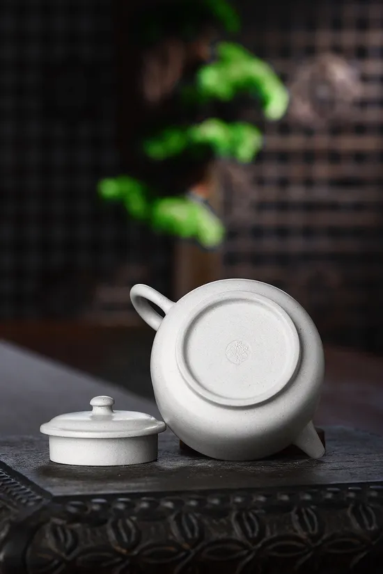 Premium Yixing Teapot | Artisan Crafted Collectible Teapots | Ivory White Clay 2