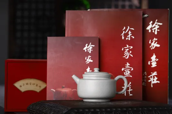 Premium Yixing Teapot | Artisan Crafted Collectible Teapots | Ivory White Clay 5