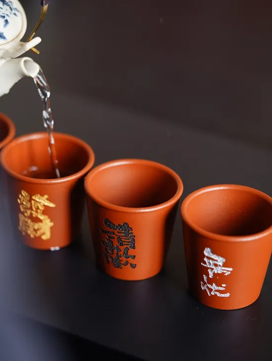 Yixing Red Clay Teapot - Luxury Gift Box for Prosperity 2025 2
