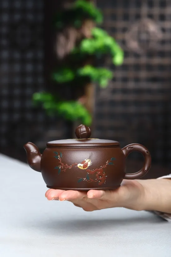 Zisha Teapots: Dark Fragrance Han Tiles | premium deep-well purple clay 4