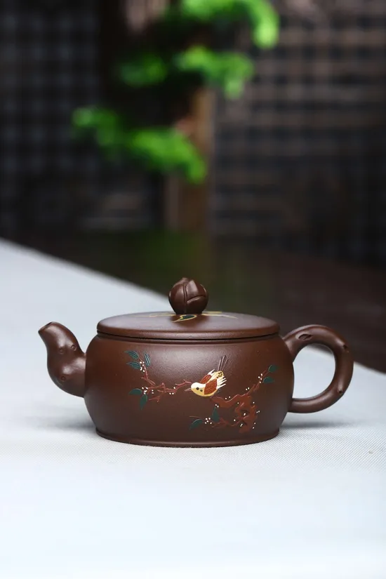 Zisha Teapots: Dark Fragrance Han Tiles | premium deep-well purple clay 5
