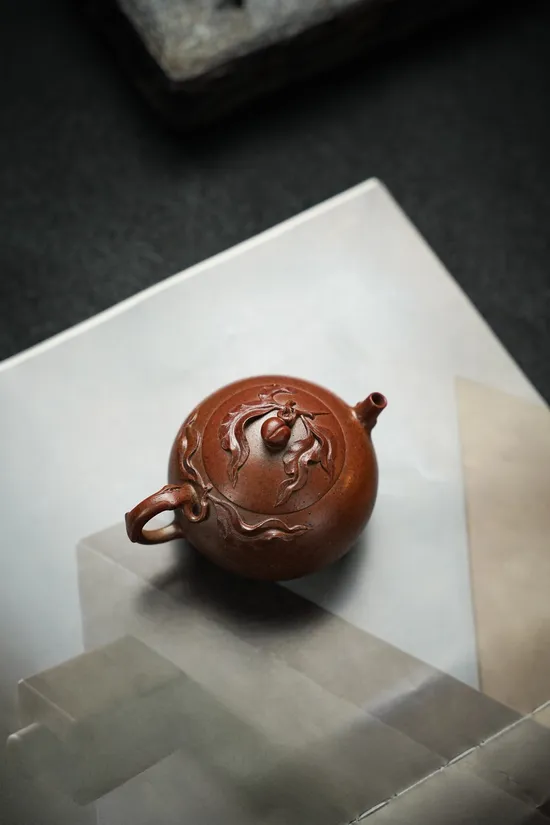Premium Yixing Zisha Teapot - Golden Clay, Handcrafted & Collectible 9