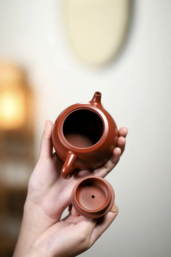 Zisha Teapots: chicken blood red clay | Wang Xiaoping 2
