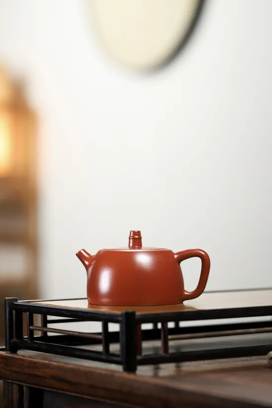 Zisha Teapots: chicken blood red clay | Wang Xiaoping 4