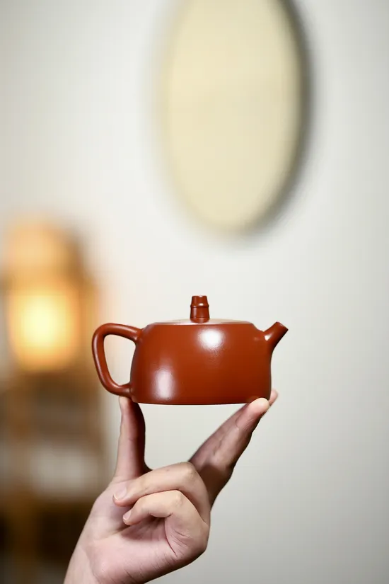 Zisha Teapots: chicken blood red clay | Wang Xiaoping 5