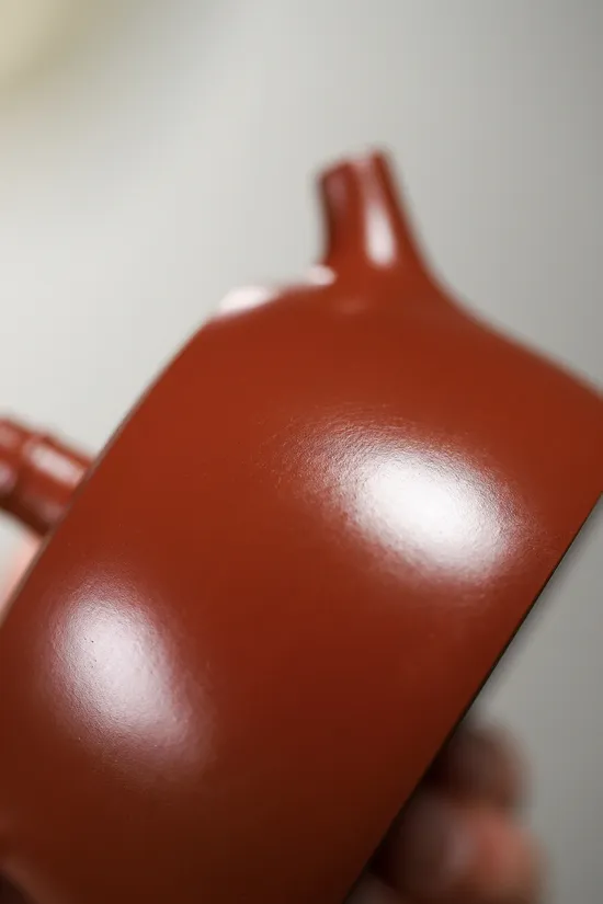 Zisha Teapots: chicken blood red clay | Wang Xiaoping 8