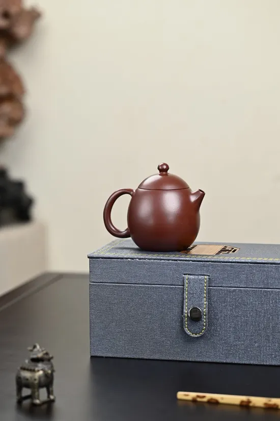 Premium Yixing Zisha Clay Teapot – Dragon Egg Design, 20cc Artisan Craft 6