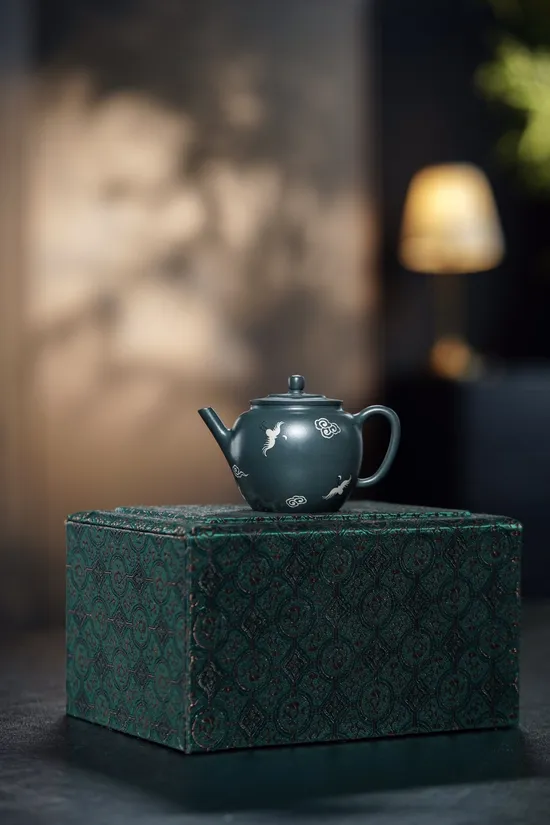 Premium Yixing Teapot | Handcrafted Zisha Clay Teapot 150cc 4