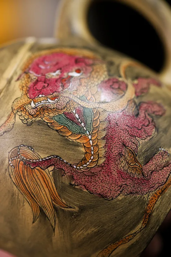 Zisha Teapots: Ben Shan Green Clay | Qilin decoration 3