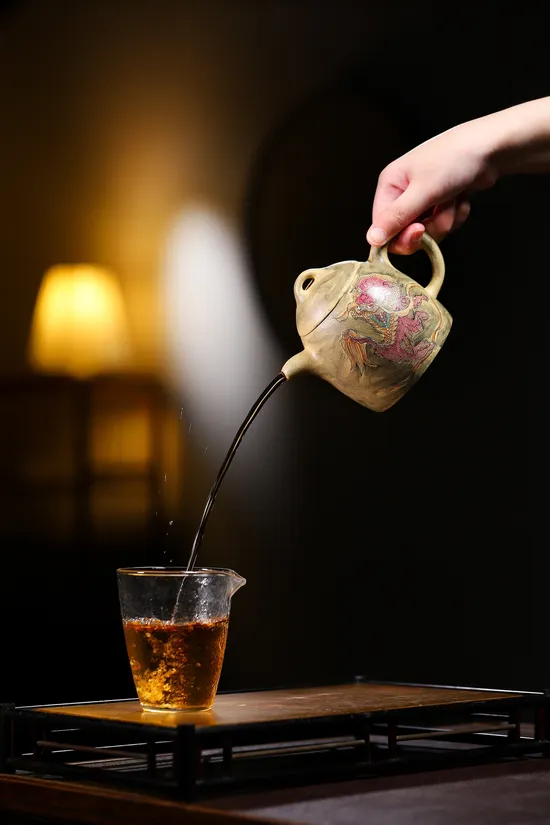 Zisha Teapots: Ben Shan Green Clay | Qilin decoration 4