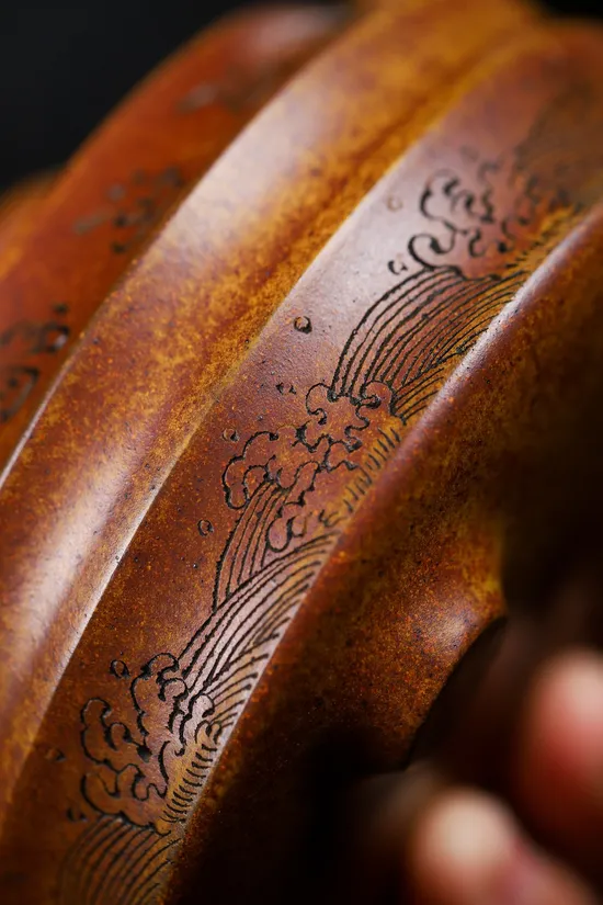 Yixing Zisha Teapot | Master Yao Huajun | High-Temperature Golden Osmanthus Clay 1