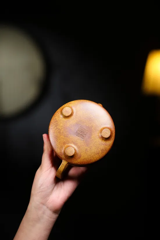 Yixing Zisha Teapot | Master Yao Huajun | High-Temperature Golden Osmanthus Clay 2