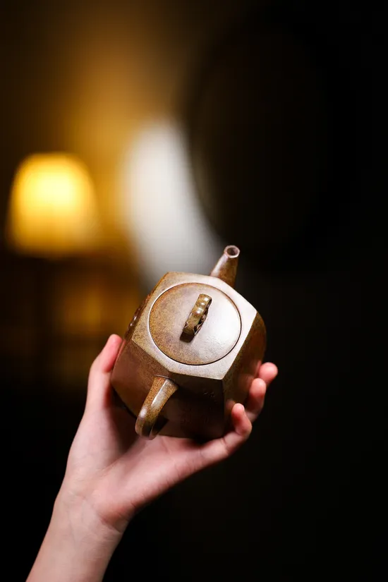 Premium Yixing Zisha Teapot - Golden Clay, 350cc, Artisan Certified 6