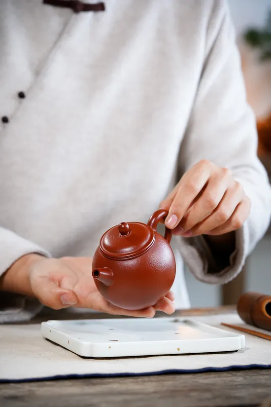 Premium Yixing Zisha Clay Teapot | Authentic Handcrafted Artisan Pottery 8