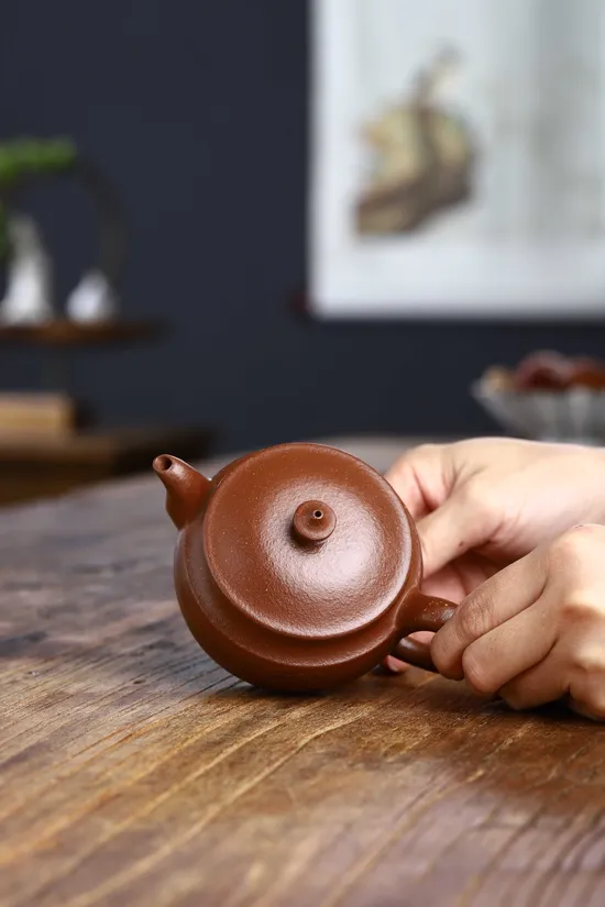 Premium Yixing Zisha Teapot | Handcrafted Clay Artisan Pottery 6