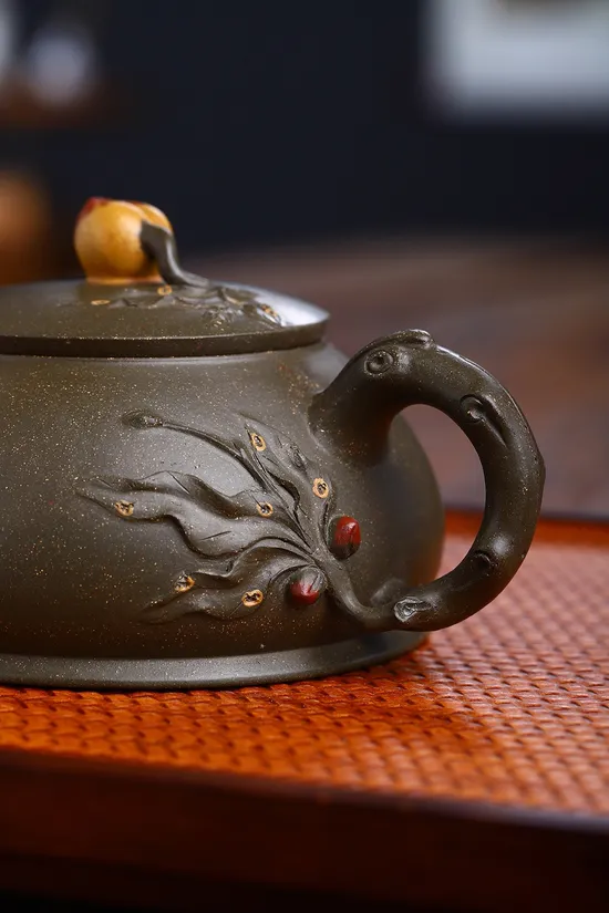 Yixing Teapot Handcrafted Collectible Ceramic - Xu Liuming 6