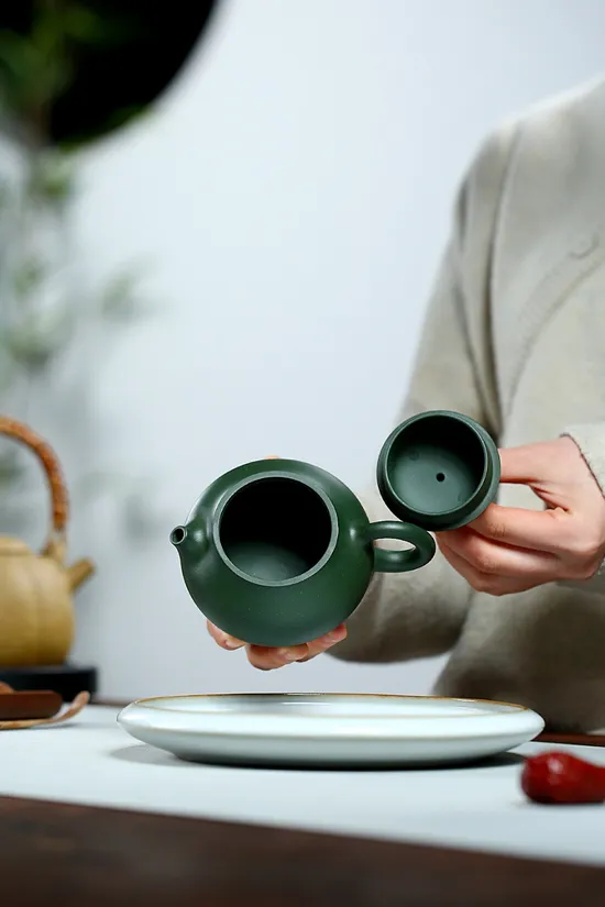 Premium Yixing Zisha Teapot | Handcrafted Clay Artistry 4