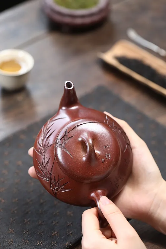 Yixing Clay Teapot | Handcrafted Ceramic Teapot by Master Bao Yuhua 3