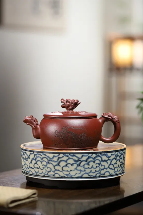 Yixing Zisha Teapot | Handcrafted Ceramics | Collectible Teapot 2