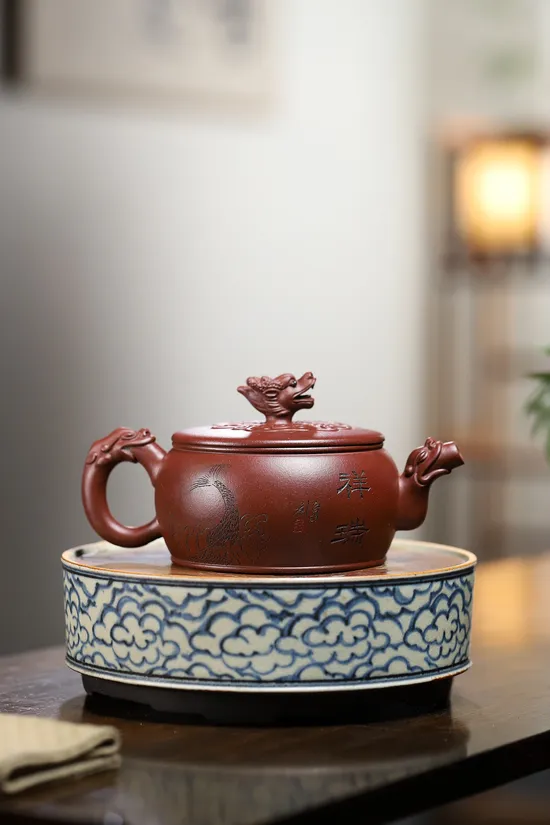 Yixing Zisha Teapot | Handcrafted Ceramics | Collectible Teapot 4
