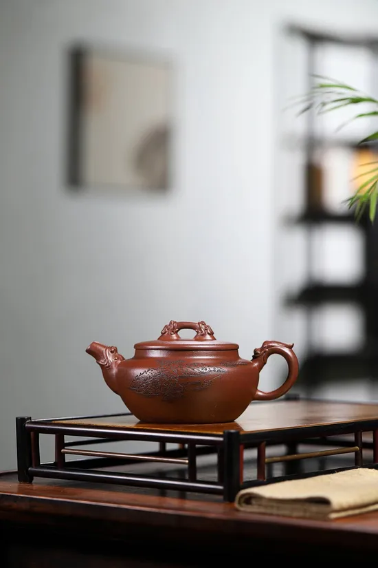 Authentic Yixing Zisha Teapot | Dragon Design | Double National Craftsmanship Award 3