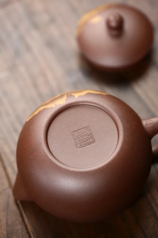 Zisha Teapots: Prosperity Twisted Clay Xishi | Jiang Yapeng 5