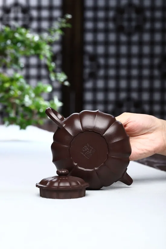 Premium Yixing Zisha Teapot | Handcrafted by Master He Qixian 5