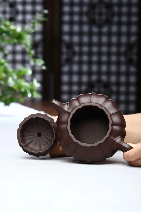 Premium Yixing Zisha Teapot | Handcrafted by Master He Qixian 9