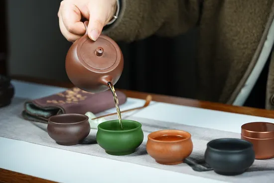 Premium Yixing Zisha Teapot Set – Artisan Travel Tea Collection 6