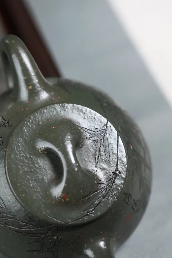 Premium Yixing Zisha Teapot | Rare Jade Sand Clay | Collector's Choice 3