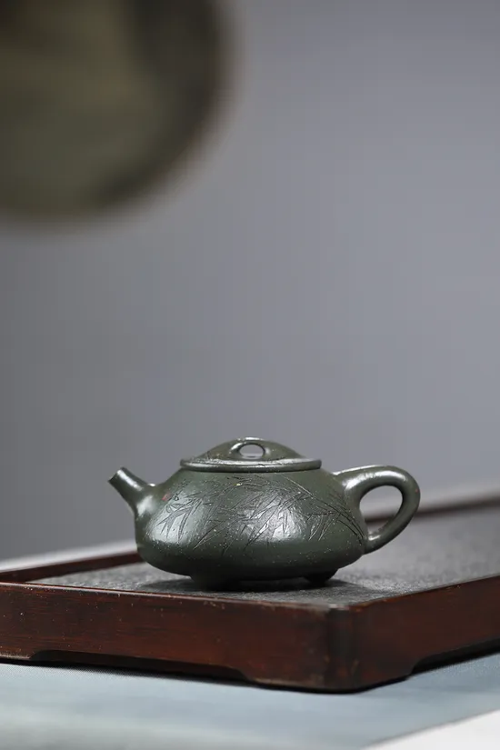 Premium Yixing Zisha Teapot | Rare Jade Sand Clay | Collector's Choice 5
