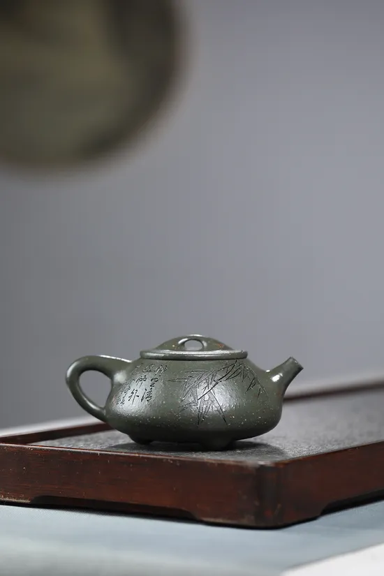 Premium Yixing Zisha Teapot | Rare Jade Sand Clay | Collector's Choice 6
