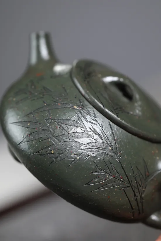 Premium Yixing Zisha Teapot | Rare Jade Sand Clay | Collector's Choice 7