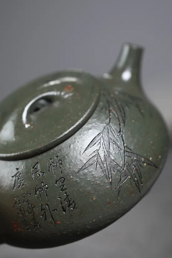 Premium Yixing Zisha Teapot | Rare Jade Sand Clay | Collector's Choice 9