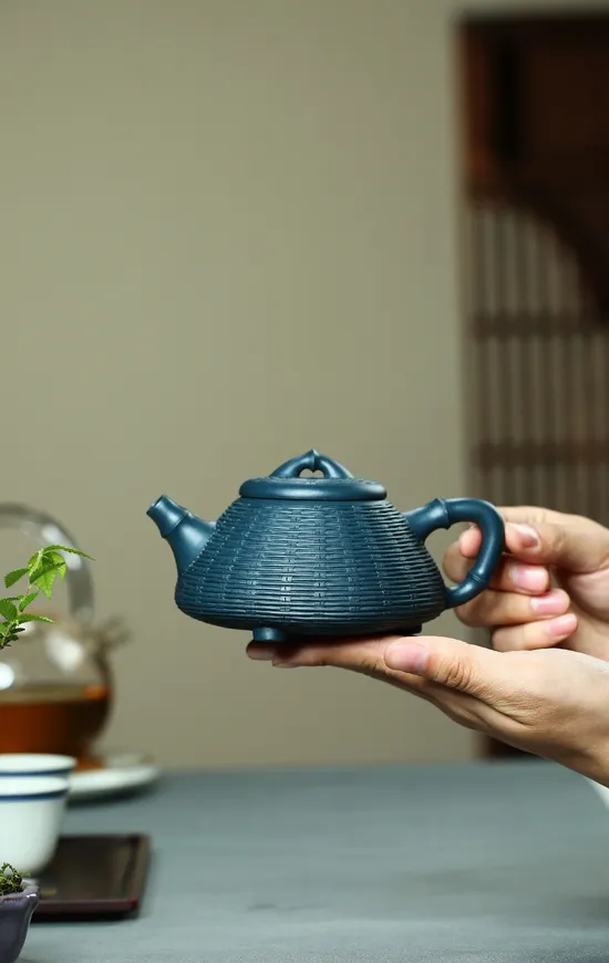 Yixing Zisha Teapot | Artisan Bamboo Design | Tianqing Clay 5